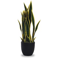Picture of Yatai Artificial Fake Sanseveria Plant with Plastic Pot