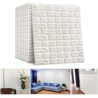 Picture of Tai Zhan PE Foam 3D Wall Tile Pattern, 70x77cm, White