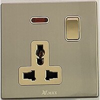 Picture of V-Max Stainless MF Socket with Switch, Golden