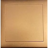Picture of V-Max Blank Plate, Matte Golden, 3x3 