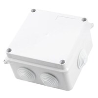Picture of YXQ IP65 Enclosure Electrical Junction Box, Square White, 100x100x70mm 