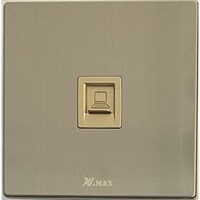 Picture of V-Max Data Socket, Golden Stainless