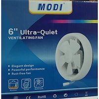 Picture of Modi Exhaust Fan Ultra Quiet Ventilation, White, 6"