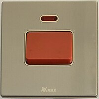 Picture of V-Max Switch for AC and Water Heater, Golden Stainless, 45A 