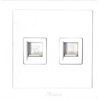 Picture of V-Max Telephone and Data Socket, Ivory