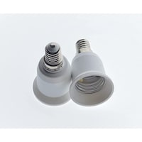 Picture of E27 to E14 Bulb Socket Base Converter, White, Set of 3