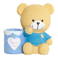 Picture of Le Bonheur Teddybear Ceramic Penholder, Blue