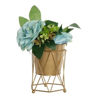 Picture of Le Bonheur Flower Vase with Stand, Gold
