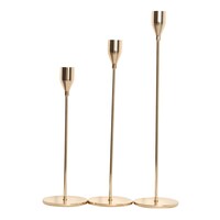 Picture of Le Bonheur Candle Holder, Bronze, Pack of 3pcs
