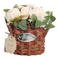 Picture of Le Bonheur Bucket with White Flower