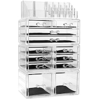 Picture of Display4top Acrylic Cosmetic Storage Organizer Set with 12 Drawers