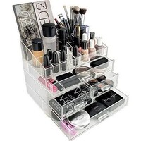 Picture of Multi Grid Plastic Acrylic Cosmetic Storage Box