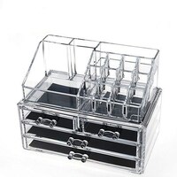 Picture of Clear Acrylic 4 Drawer Organizer Makeup Holder
