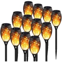 Picture of LED Solar Flickering Flame Garden Lights