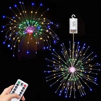 Picture of 200LED 8 Modes Solar String Lights with Remote Control, Warm Color