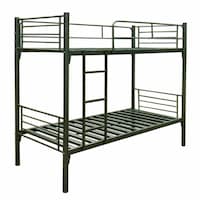 Picture of Al Mubarak Steel Dual Bunk Bed with Ladder, HK-2, Silver
