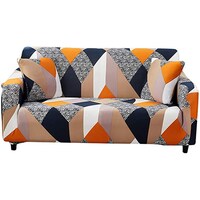 Picture of NicoSeeWonder Printed 3 Seater Sofa Cover, Multicolour