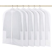 Picture of Breathable Full Zipper Garment Bag Cover, 60 x 80cm, Pack of 6pcs