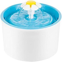 Picture of Pet Fountain Water Dispenser Drinking Bowl, Blue & White