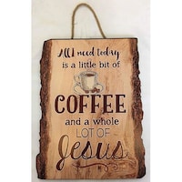 Picture of East Lady Coffee Wooden Wall Hanging Sign Board