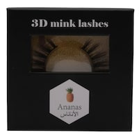 Picture of Yu Chen Ananas Beauty 3D Mink Lashes, Black, J002