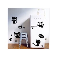 Picture of Removable Cats Diy Wall Decal Wall Sticker, Black, 45 x 60 cm
