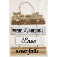 Picture of East Lady Family Style Wooden Board Sign