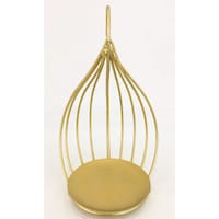 Picture of East Lady Metal Candle Holder with Stand, Gold