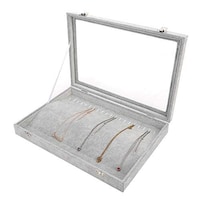 Picture of Jewellery Storage Display Box, Grey
