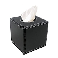 Picture of East Lady Square Shaped PU Leather Tissue Holder Box, Black