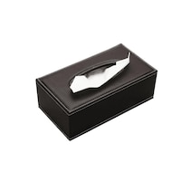 Picture of East Lady Rectangle Shaped PU Leather Tissue Holder Box, Black
