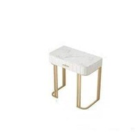 Picture of Dressing Table Top Marble With One Drawer, Gold & Beige, 80 X 40 X 75 cm