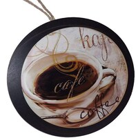 Picture of East Lady Wooden Wall Hanging Coffee Sign Board Décor