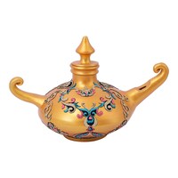 Picture of Handmade Glitter Embossed Decorative Tea Pot, Gold