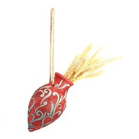 Picture of Handmade Decorative Hanging Vase with Wheat Stems