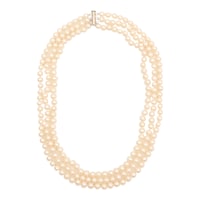 Picture of LovePal 3 Layer Fresh Water Pearl 3A quality Necklace