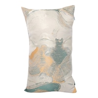 Picture of SIT Abstract Pattern Rectangular Pillow Cover With Filler