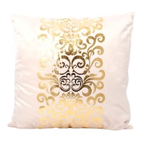 Picture of SIT Foil Printed Square Pillow Cover With Filler