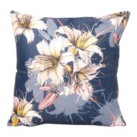 Picture of SIT Lilly Flower Design Square Pillow Cover With Filler 