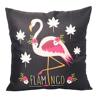 Picture of SIT Modern Flamingo Printed Square Pillow Cover With Filler