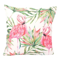 Picture of SIT Modern Flamingo Printed Square Pillow Covers With Filler