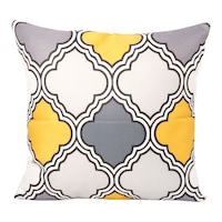 Picture of SIT Modern Spade Design Square Pillow Cover With Filler - Multicolour