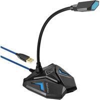 Picture of Promate Streamer USB and AUX Microphone, Blue