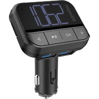 Picture of Promate ezFM-2 Wireless In-car Fm Transmitter with Dual USB Charging Ports, Black