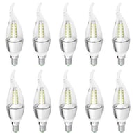 Picture of Candle Angular Bulb, 5W, 10Pieces, White