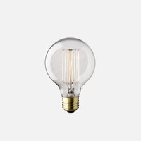 Picture of Edison Sister-A Retro Vintage Tungsten Light Bulb, G80, Yellow