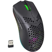 Picture of HXSJ Wireless Lightweight Honeycomb Design Rechargeable Gaming Mouse
