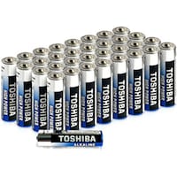 Picture of Toshiba AAA Alkaline Batteries, Pack of 40