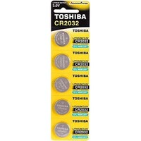 Picture of Toshiba Lithium Coin Cell Battery, Pack Of 5, CR2032, 3V