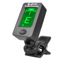 Picture of Joyo Mini Digital LCD Clip-On Tuner for Guitar & Musical Instrument, Black